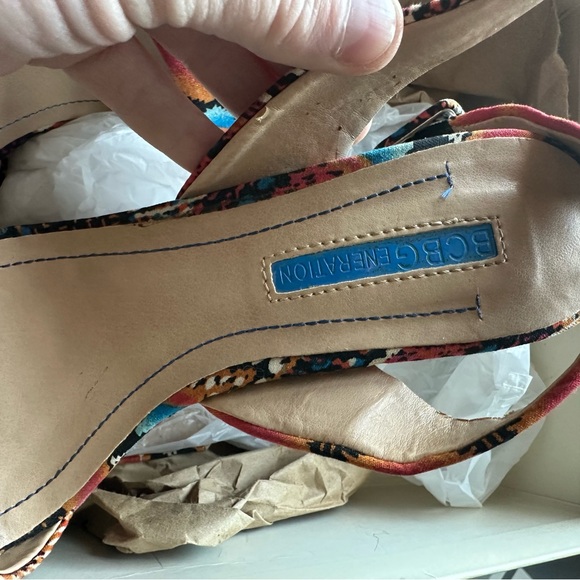 BCBGeneration Colorful Patterned Wedges - Picture 3 of 5